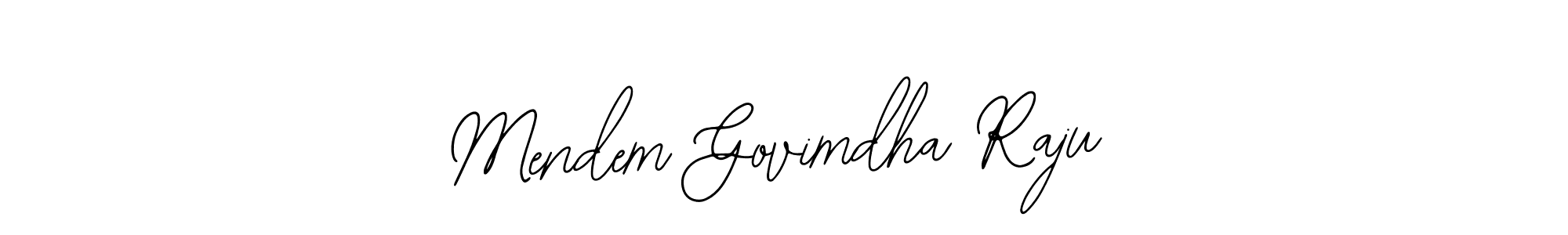 See photos of Mendem Govimdha Raju official signature by Spectra . Check more albums & portfolios. Read reviews & check more about Bearetta-2O07w font. Mendem Govimdha Raju signature style 12 images and pictures png