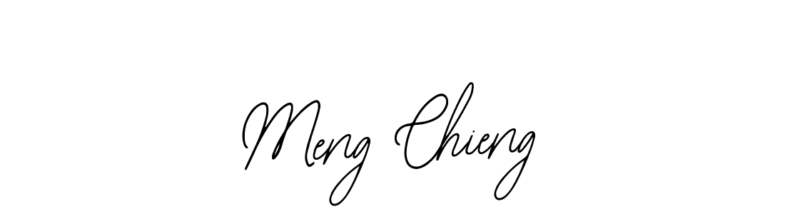 Use a signature maker to create a handwritten signature online. With this signature software, you can design (Bearetta-2O07w) your own signature for name Meng Chieng. Meng Chieng signature style 12 images and pictures png