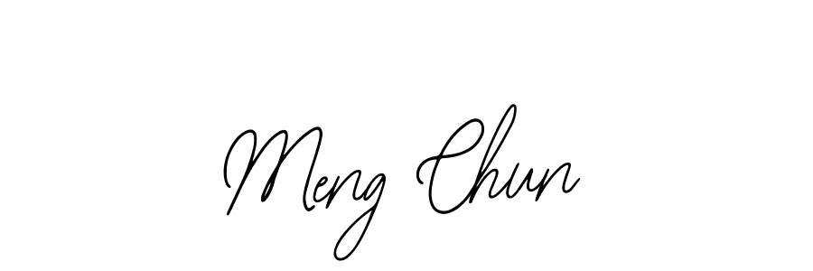 Make a short Meng Chun signature style. Manage your documents anywhere anytime using Bearetta-2O07w. Create and add eSignatures, submit forms, share and send files easily. Meng Chun signature style 12 images and pictures png