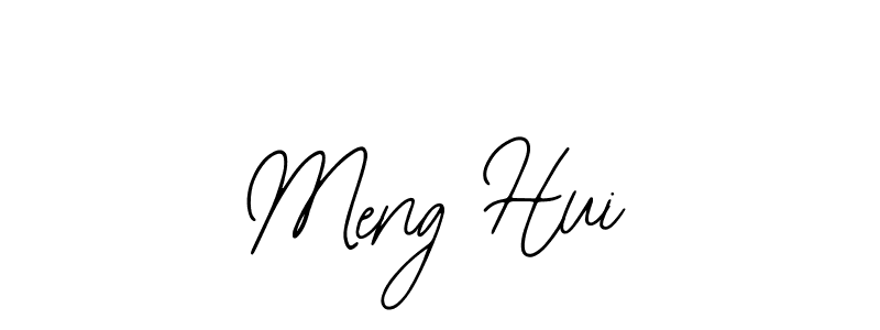 Also You can easily find your signature by using the search form. We will create Meng Hui name handwritten signature images for you free of cost using Bearetta-2O07w sign style. Meng Hui signature style 12 images and pictures png