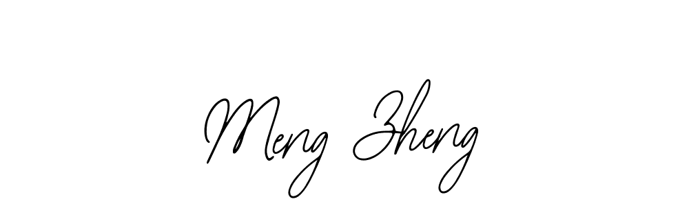 Meng Zheng stylish signature style. Best Handwritten Sign (Bearetta-2O07w) for my name. Handwritten Signature Collection Ideas for my name Meng Zheng. Meng Zheng signature style 12 images and pictures png