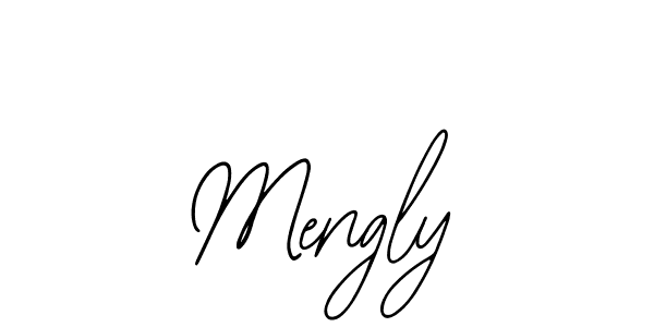 How to make Mengly signature? Bearetta-2O07w is a professional autograph style. Create handwritten signature for Mengly name. Mengly signature style 12 images and pictures png