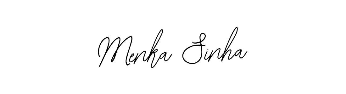 The best way (Bearetta-2O07w) to make a short signature is to pick only two or three words in your name. The name Menka Sinha include a total of six letters. For converting this name. Menka Sinha signature style 12 images and pictures png