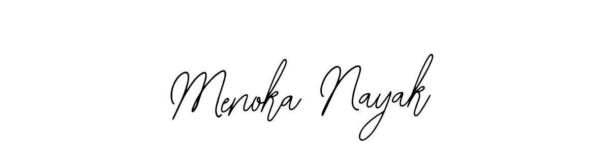 Design your own signature with our free online signature maker. With this signature software, you can create a handwritten (Bearetta-2O07w) signature for name Menoka Nayak. Menoka Nayak signature style 12 images and pictures png
