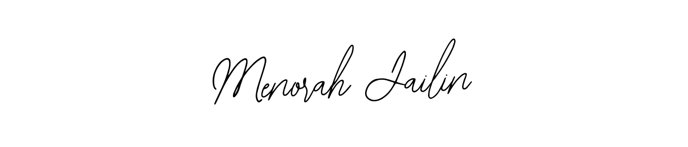 Design your own signature with our free online signature maker. With this signature software, you can create a handwritten (Bearetta-2O07w) signature for name Menorah Jailin. Menorah Jailin signature style 12 images and pictures png