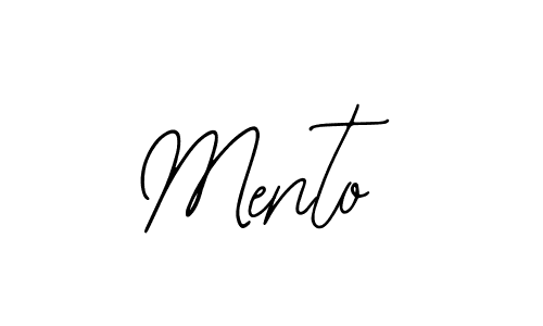 Also we have Mento name is the best signature style. Create professional handwritten signature collection using Bearetta-2O07w autograph style. Mento signature style 12 images and pictures png