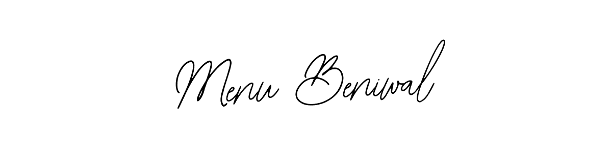 Create a beautiful signature design for name Menu Beniwal. With this signature (Bearetta-2O07w) fonts, you can make a handwritten signature for free. Menu Beniwal signature style 12 images and pictures png