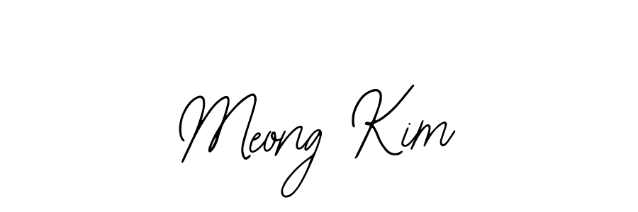 Bearetta-2O07w is a professional signature style that is perfect for those who want to add a touch of class to their signature. It is also a great choice for those who want to make their signature more unique. Get Meong Kim name to fancy signature for free. Meong Kim signature style 12 images and pictures png