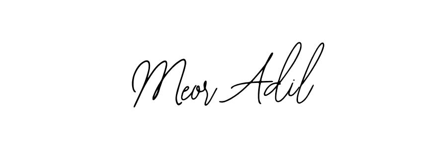 Make a beautiful signature design for name Meor Adil. With this signature (Bearetta-2O07w) style, you can create a handwritten signature for free. Meor Adil signature style 12 images and pictures png