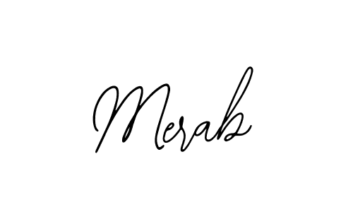 if you are searching for the best signature style for your name Merab. so please give up your signature search. here we have designed multiple signature styles  using Bearetta-2O07w. Merab signature style 12 images and pictures png