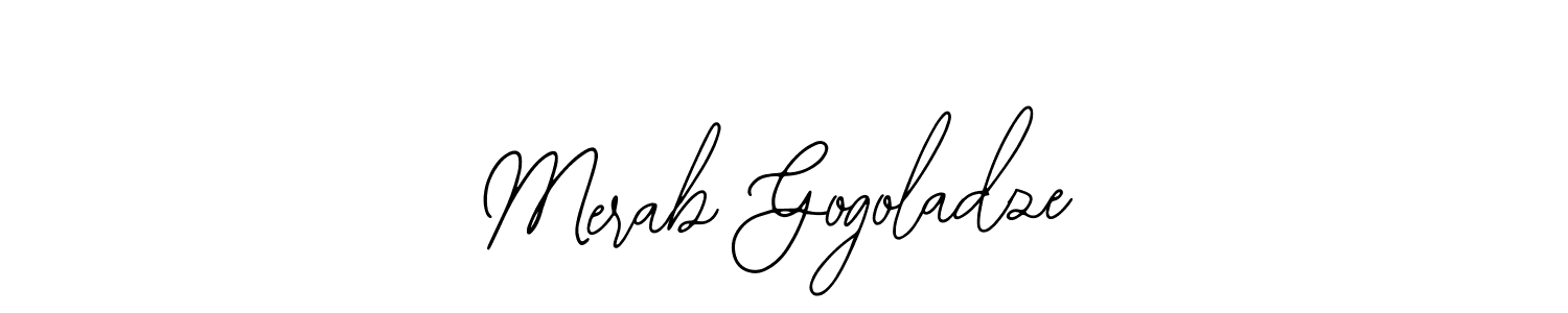 Create a beautiful signature design for name Merab Gogoladze. With this signature (Bearetta-2O07w) fonts, you can make a handwritten signature for free. Merab Gogoladze signature style 12 images and pictures png