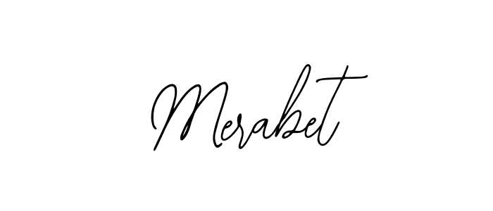 How to make Merabet signature? Bearetta-2O07w is a professional autograph style. Create handwritten signature for Merabet name. Merabet signature style 12 images and pictures png