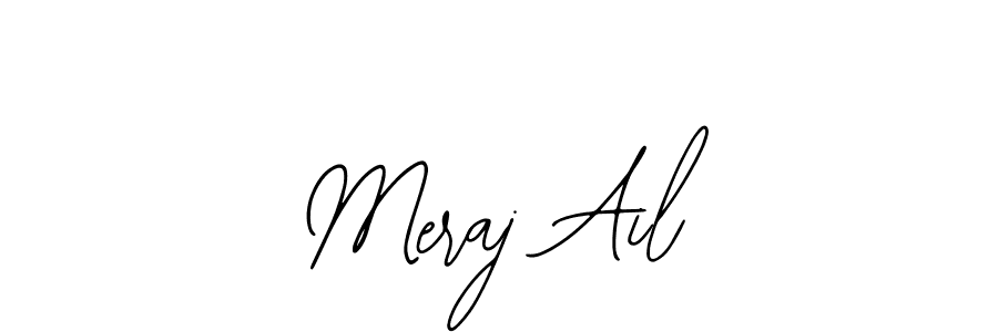 Create a beautiful signature design for name Meraj Ail. With this signature (Bearetta-2O07w) fonts, you can make a handwritten signature for free. Meraj Ail signature style 12 images and pictures png