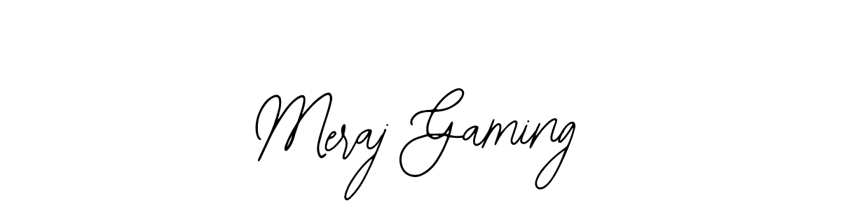 You can use this online signature creator to create a handwritten signature for the name Meraj Gaming. This is the best online autograph maker. Meraj Gaming signature style 12 images and pictures png