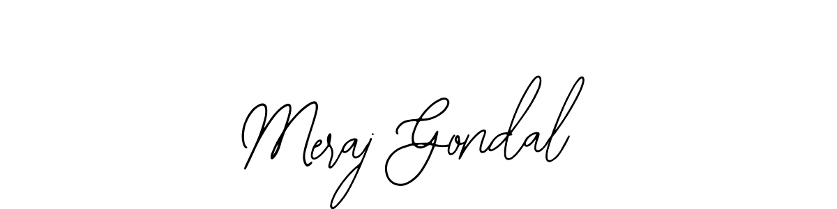 if you are searching for the best signature style for your name Meraj Gondal. so please give up your signature search. here we have designed multiple signature styles  using Bearetta-2O07w. Meraj Gondal signature style 12 images and pictures png