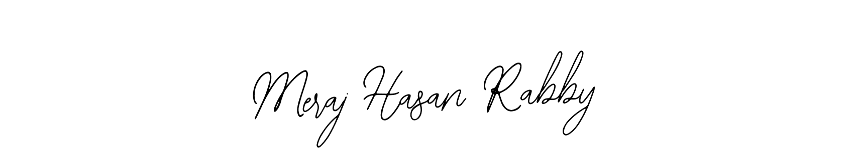 Make a beautiful signature design for name Meraj Hasan Rabby. Use this online signature maker to create a handwritten signature for free. Meraj Hasan Rabby signature style 12 images and pictures png