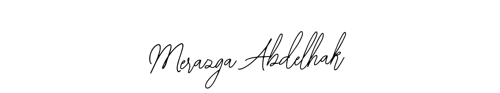 if you are searching for the best signature style for your name Merazga Abdelhak. so please give up your signature search. here we have designed multiple signature styles  using Bearetta-2O07w. Merazga Abdelhak signature style 12 images and pictures png