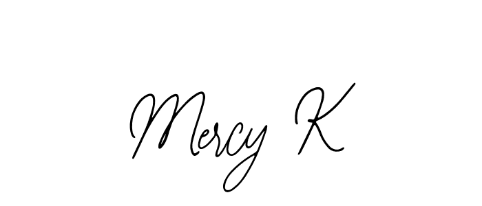 How to make Mercy K signature? Bearetta-2O07w is a professional autograph style. Create handwritten signature for Mercy K name. Mercy K signature style 12 images and pictures png