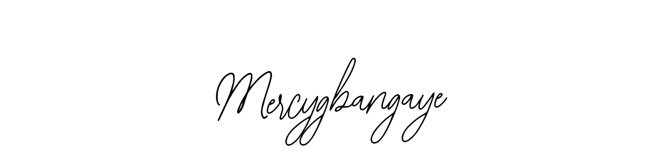 Use a signature maker to create a handwritten signature online. With this signature software, you can design (Bearetta-2O07w) your own signature for name Mercygbangaye. Mercygbangaye signature style 12 images and pictures png