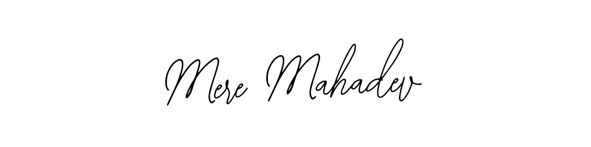 Create a beautiful signature design for name Mere Mahadev. With this signature (Bearetta-2O07w) fonts, you can make a handwritten signature for free. Mere Mahadev signature style 12 images and pictures png