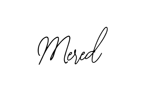 Use a signature maker to create a handwritten signature online. With this signature software, you can design (Bearetta-2O07w) your own signature for name Mered. Mered signature style 12 images and pictures png