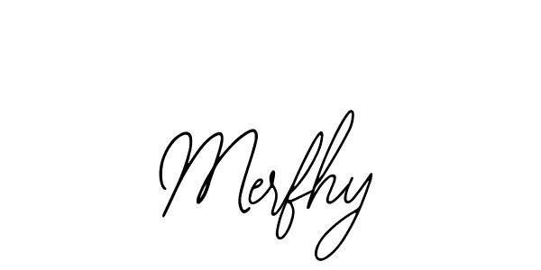 Merfhy stylish signature style. Best Handwritten Sign (Bearetta-2O07w) for my name. Handwritten Signature Collection Ideas for my name Merfhy. Merfhy signature style 12 images and pictures png