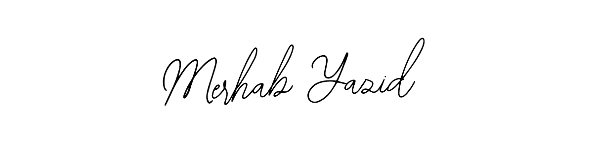 Design your own signature with our free online signature maker. With this signature software, you can create a handwritten (Bearetta-2O07w) signature for name Merhab Yazid. Merhab Yazid signature style 12 images and pictures png