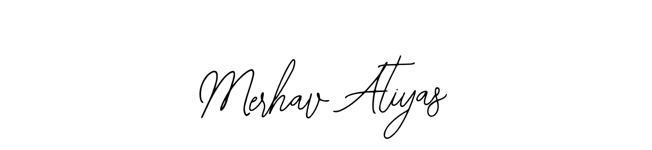 How to Draw Merhav Atiyas signature style? Bearetta-2O07w is a latest design signature styles for name Merhav Atiyas. Merhav Atiyas signature style 12 images and pictures png