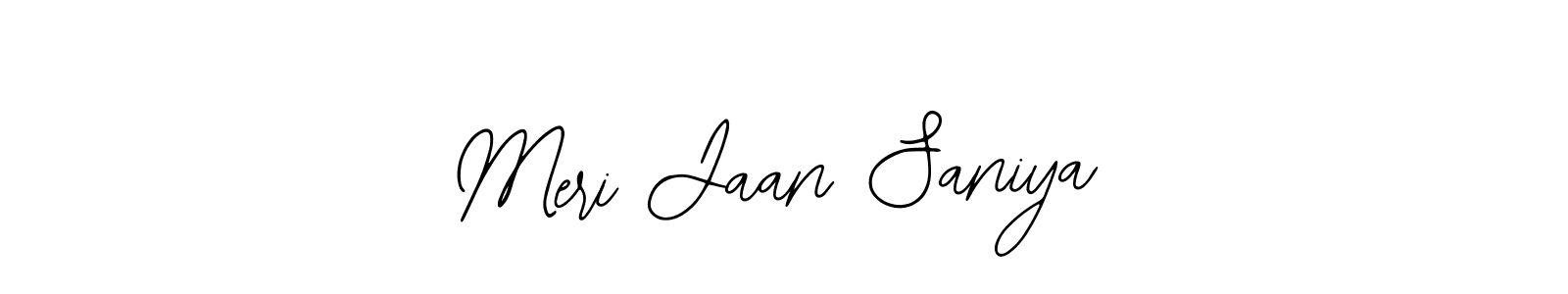 How to make Meri Jaan Saniya signature? Bearetta-2O07w is a professional autograph style. Create handwritten signature for Meri Jaan Saniya name. Meri Jaan Saniya signature style 12 images and pictures png