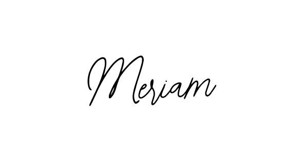 Bearetta-2O07w is a professional signature style that is perfect for those who want to add a touch of class to their signature. It is also a great choice for those who want to make their signature more unique. Get Meriam name to fancy signature for free. Meriam signature style 12 images and pictures png