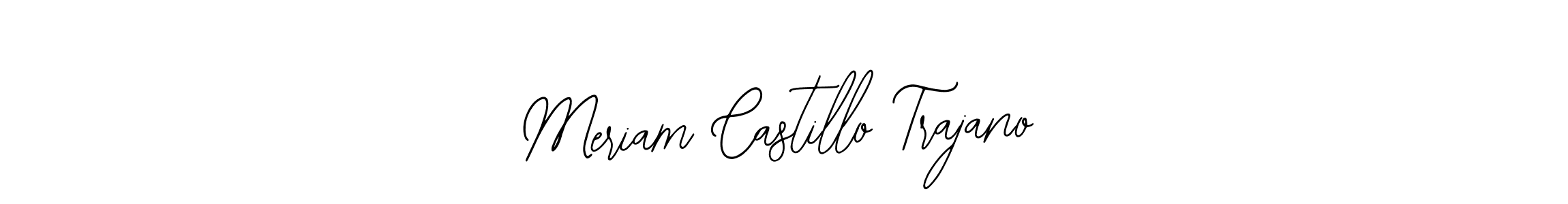 This is the best signature style for the Meriam Castillo Trajano name. Also you like these signature font (Bearetta-2O07w). Mix name signature. Meriam Castillo Trajano signature style 12 images and pictures png