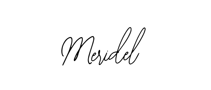 Bearetta-2O07w is a professional signature style that is perfect for those who want to add a touch of class to their signature. It is also a great choice for those who want to make their signature more unique. Get Meridel name to fancy signature for free. Meridel signature style 12 images and pictures png