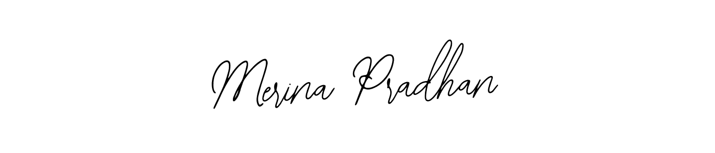 Make a beautiful signature design for name Merina Pradhan. With this signature (Bearetta-2O07w) style, you can create a handwritten signature for free. Merina Pradhan signature style 12 images and pictures png