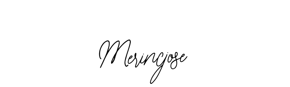 if you are searching for the best signature style for your name Merincjose. so please give up your signature search. here we have designed multiple signature styles  using Bearetta-2O07w. Merincjose signature style 12 images and pictures png