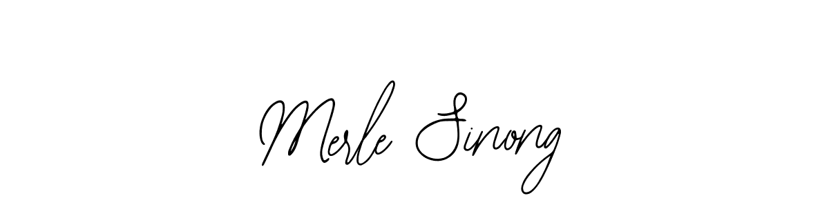 You can use this online signature creator to create a handwritten signature for the name Merle Sinong. This is the best online autograph maker. Merle Sinong signature style 12 images and pictures png