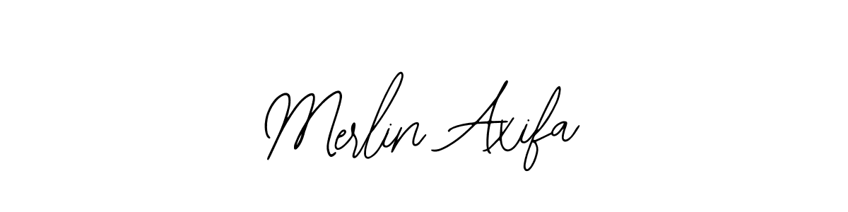 Also You can easily find your signature by using the search form. We will create Merlin Axifa name handwritten signature images for you free of cost using Bearetta-2O07w sign style. Merlin Axifa signature style 12 images and pictures png