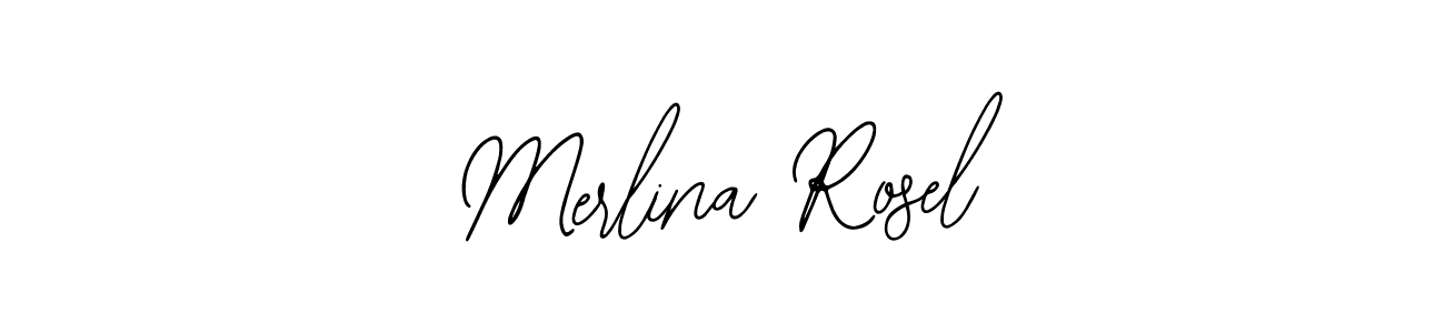 Use a signature maker to create a handwritten signature online. With this signature software, you can design (Bearetta-2O07w) your own signature for name Merlina Rosel. Merlina Rosel signature style 12 images and pictures png