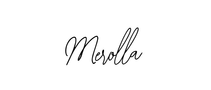 Merolla stylish signature style. Best Handwritten Sign (Bearetta-2O07w) for my name. Handwritten Signature Collection Ideas for my name Merolla. Merolla signature style 12 images and pictures png