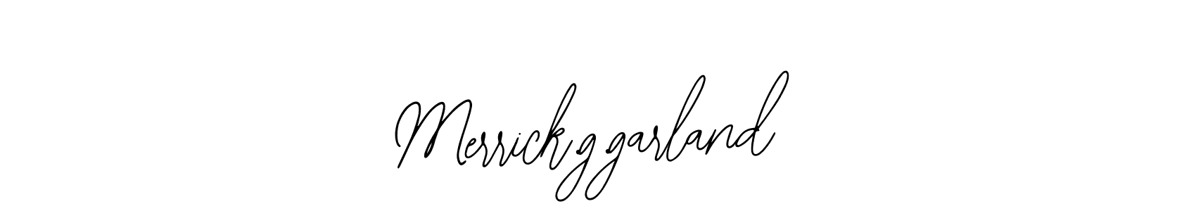 Use a signature maker to create a handwritten signature online. With this signature software, you can design (Bearetta-2O07w) your own signature for name Merrick.g.garland. Merrick.g.garland signature style 12 images and pictures png