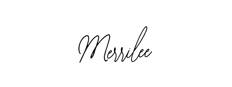You should practise on your own different ways (Bearetta-2O07w) to write your name (Merrilee) in signature. don't let someone else do it for you. Merrilee signature style 12 images and pictures png