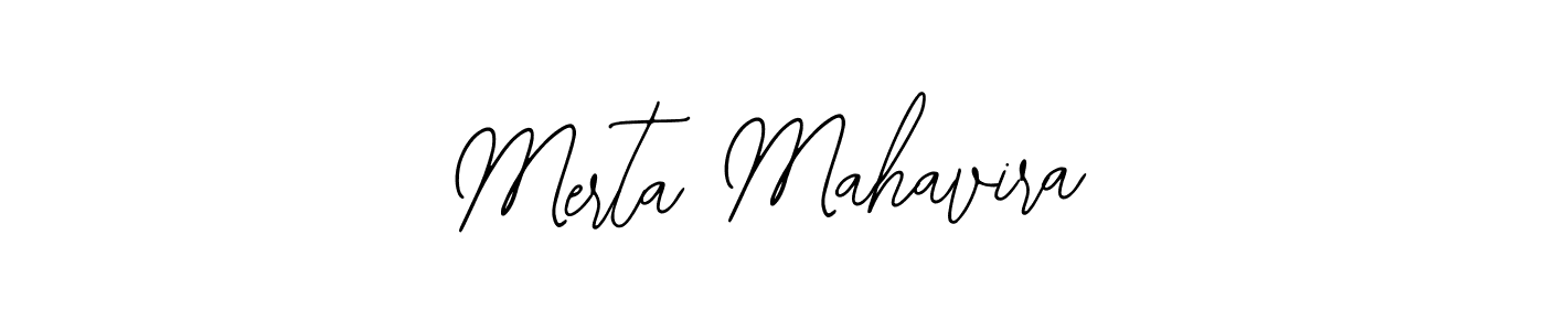 Also You can easily find your signature by using the search form. We will create Merta Mahavira name handwritten signature images for you free of cost using Bearetta-2O07w sign style. Merta Mahavira signature style 12 images and pictures png