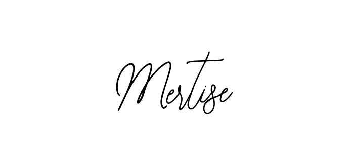 Use a signature maker to create a handwritten signature online. With this signature software, you can design (Bearetta-2O07w) your own signature for name Mertise. Mertise signature style 12 images and pictures png