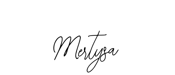 if you are searching for the best signature style for your name Mertysa. so please give up your signature search. here we have designed multiple signature styles  using Bearetta-2O07w. Mertysa signature style 12 images and pictures png