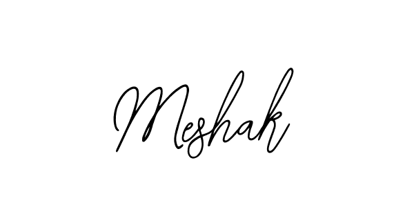 Also we have Meshak name is the best signature style. Create professional handwritten signature collection using Bearetta-2O07w autograph style. Meshak signature style 12 images and pictures png