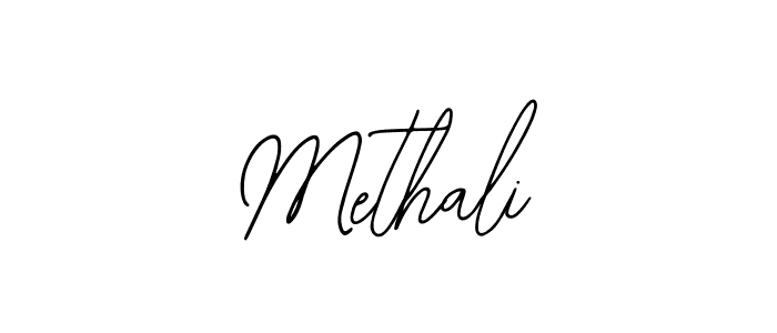 You should practise on your own different ways (Bearetta-2O07w) to write your name (Methali) in signature. don't let someone else do it for you. Methali signature style 12 images and pictures png