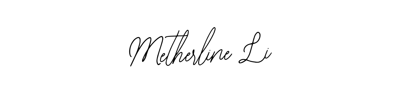 Make a beautiful signature design for name Metherline Li. Use this online signature maker to create a handwritten signature for free. Metherline Li signature style 12 images and pictures png