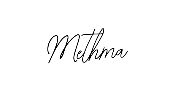 Design your own signature with our free online signature maker. With this signature software, you can create a handwritten (Bearetta-2O07w) signature for name Methma. Methma signature style 12 images and pictures png