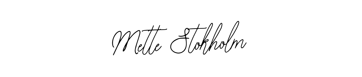 Design your own signature with our free online signature maker. With this signature software, you can create a handwritten (Bearetta-2O07w) signature for name Mette Stokholm. Mette Stokholm signature style 12 images and pictures png