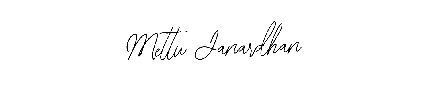 Create a beautiful signature design for name Mettu Janardhan. With this signature (Bearetta-2O07w) fonts, you can make a handwritten signature for free. Mettu Janardhan signature style 12 images and pictures png