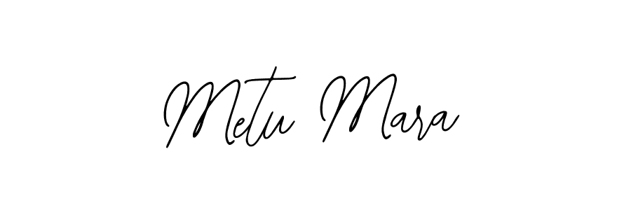 The best way (Bearetta-2O07w) to make a short signature is to pick only two or three words in your name. The name Metu Mara include a total of six letters. For converting this name. Metu Mara signature style 12 images and pictures png